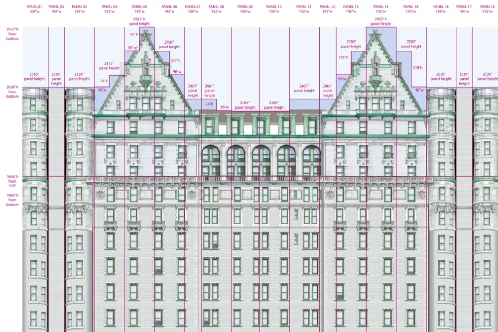 Scaffolding Blueprint Example | Building Wrap Process