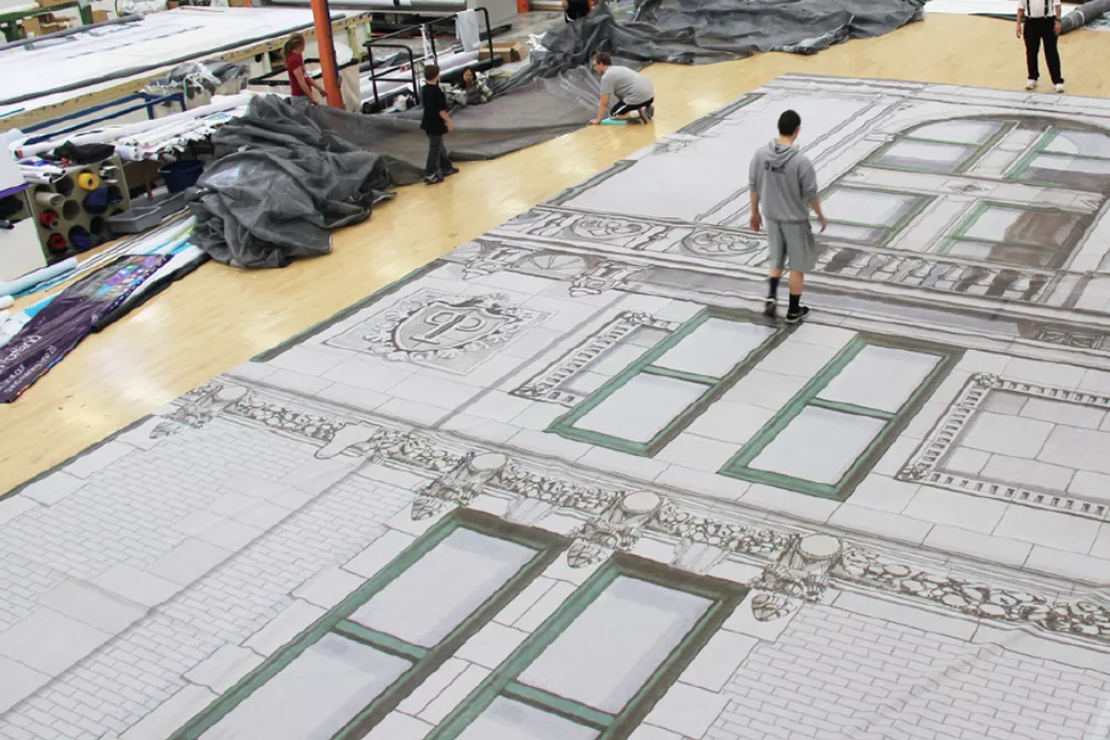 Building Wrap Production | Large Scale Banner Fabrication