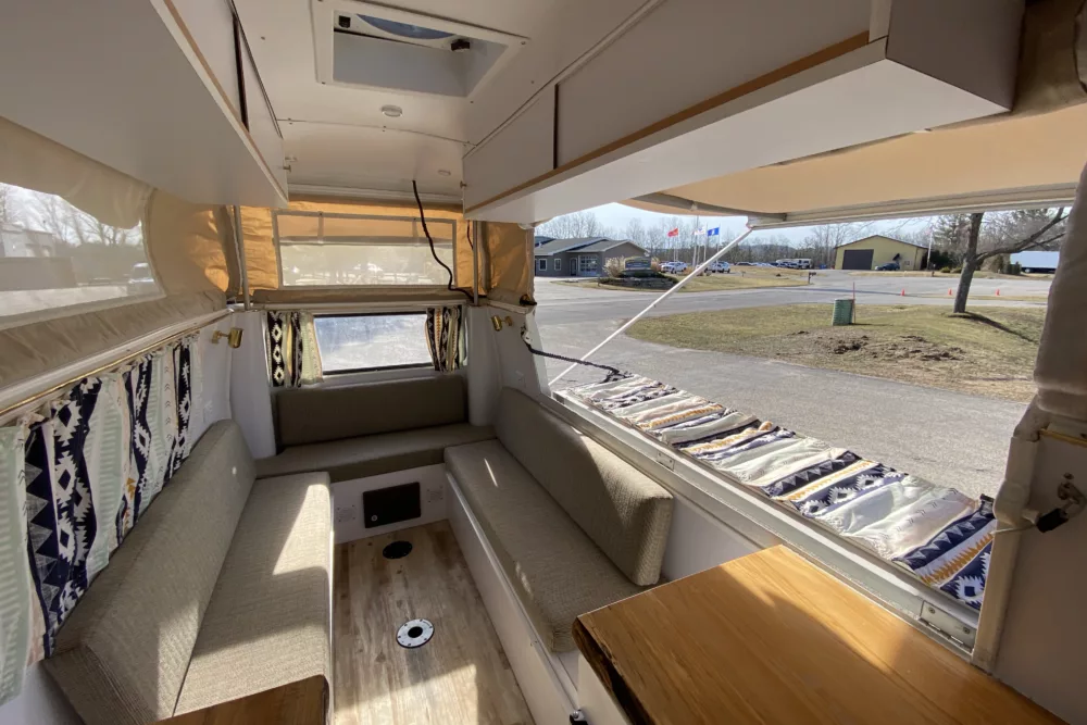 Converted Trailer interior View | Event Trailer