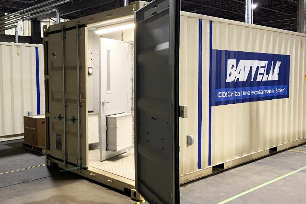 Battelle Decontamination Containers