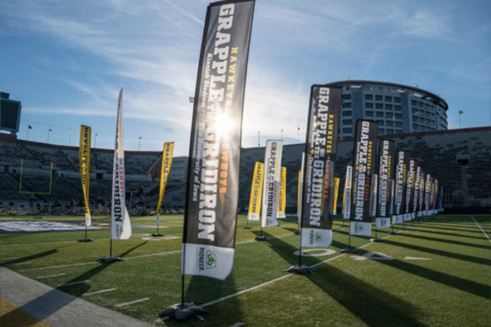 University of Iowa Cumulus Flag Grapple on the Gridiron