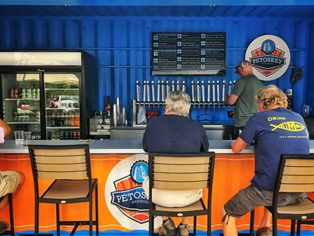 Petoskey Brewing Company Container Bar | Custom Shipping Containers