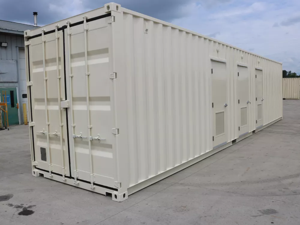 40 Foot Custom Shipping Container | Portable Restrooms