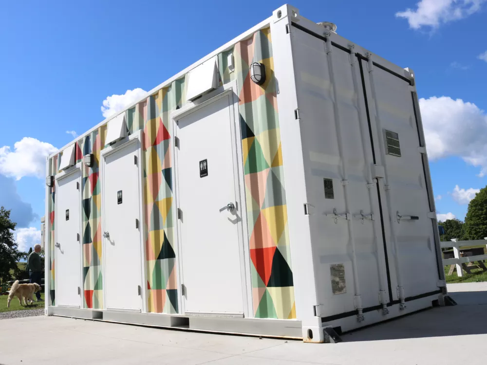 Mobile Restroom Container | Shipping Container Restrooms