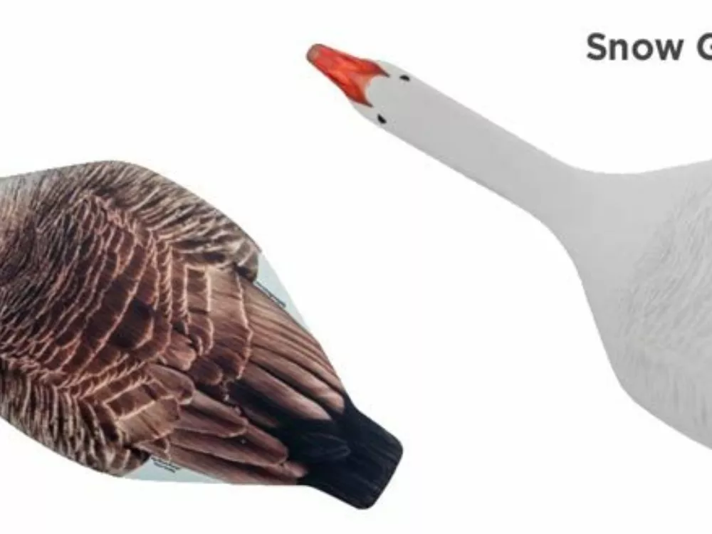 Top Down Goose Decoy for Hunting | High Quality Custom Shape Printing
