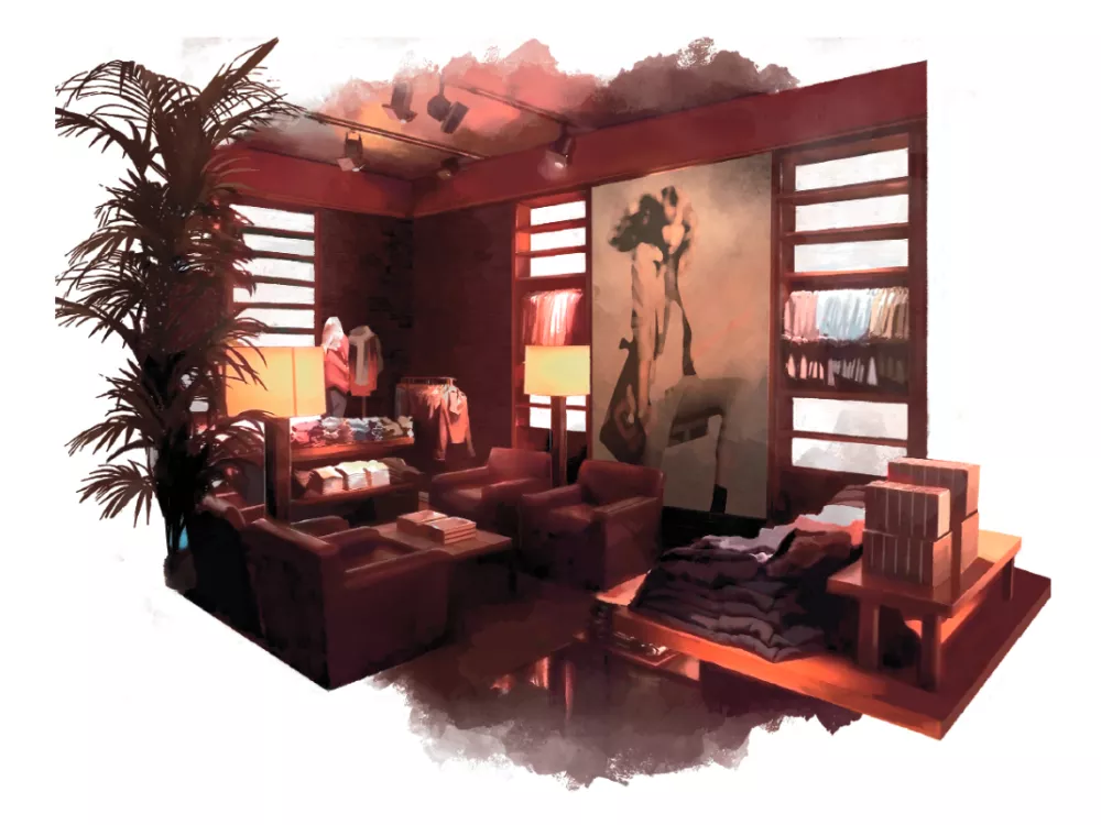 Retail Seating Area | Custom Lounge Area Ideas