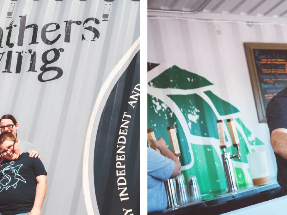 Semi-Permanent Brewery Stand | Container Brewery