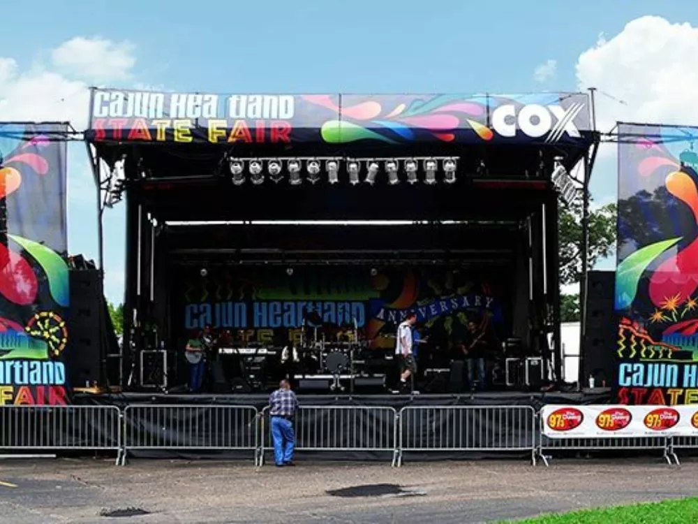 Mesh Stage Backdrop | Large Mesh Backdrop