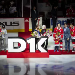 Large 3D Foam Sign at NHL Blackhawks Game