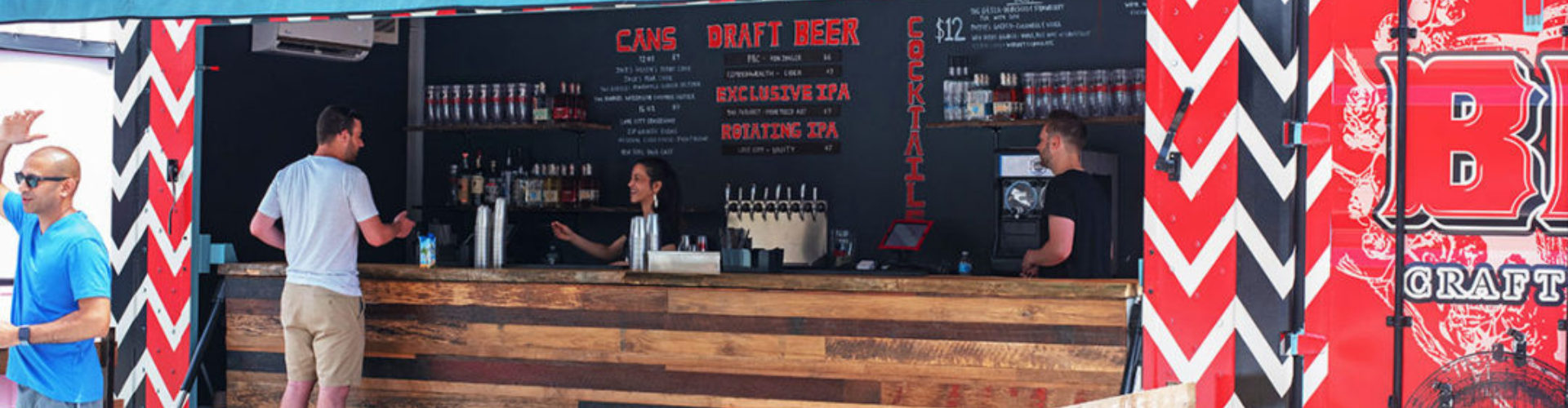 Shipping Container Brewery | 3D Letters for Retail Storefront