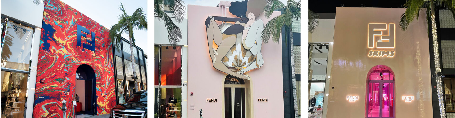 Collage of Custom Storefront Decals | Store Facade