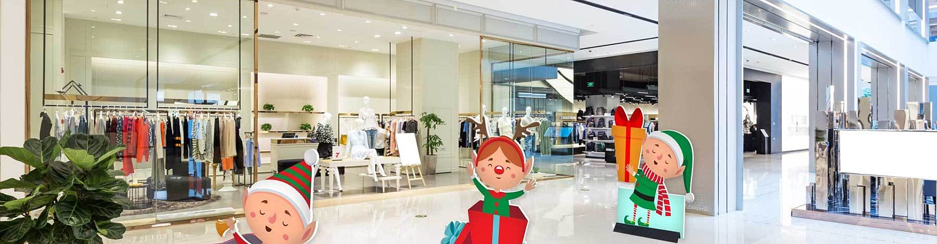 Holiday Retail Cutouts | Retail Display Ideas