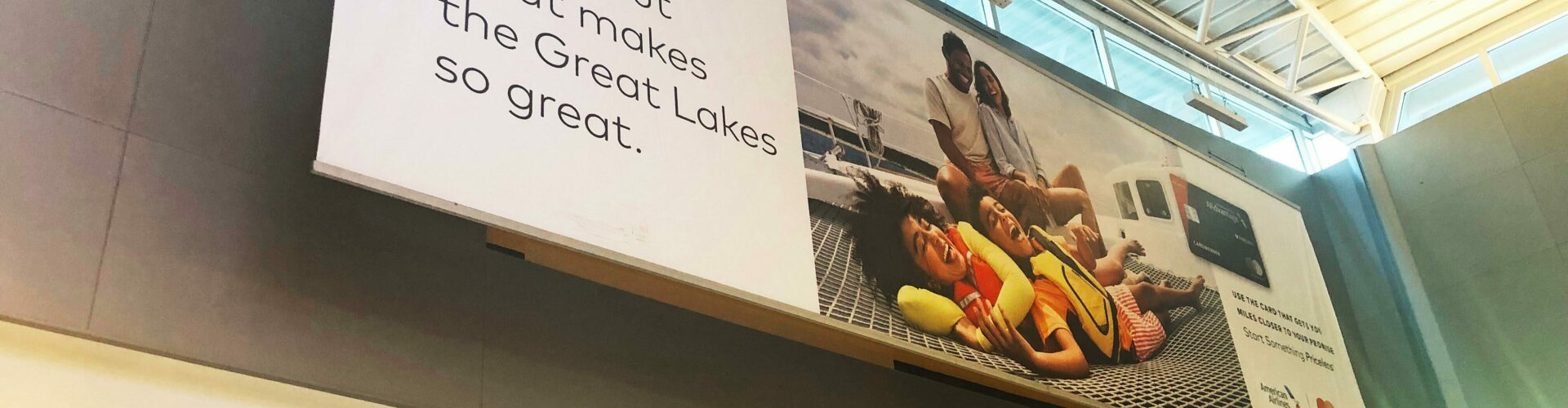 Wide Hanging Banner | Airport Banner Advertisements