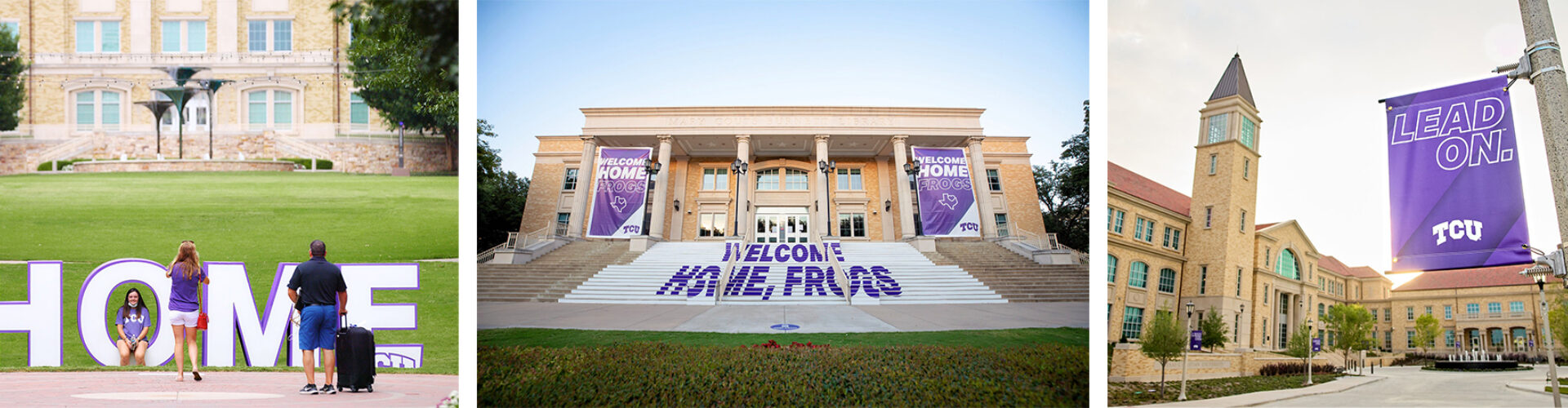 TCU Custom Signage Examples | Various Signs for University