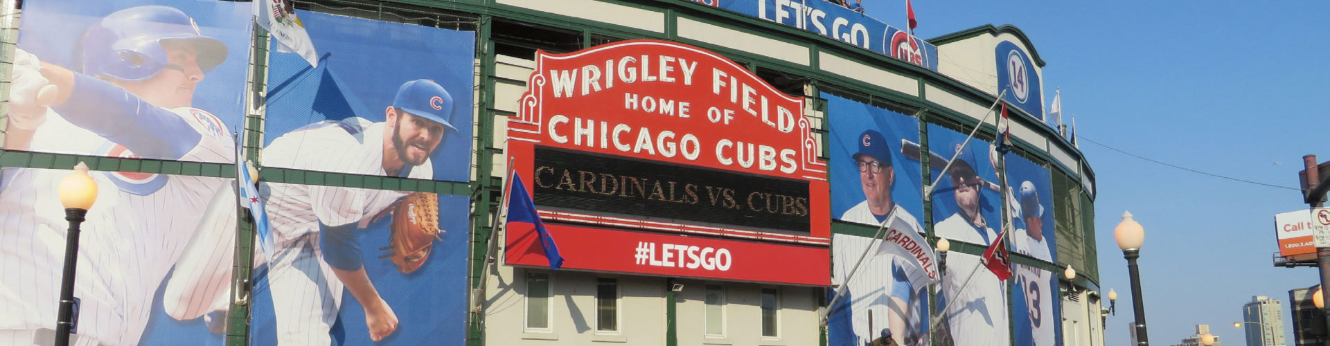 Wrigley Field Mesh Marquee