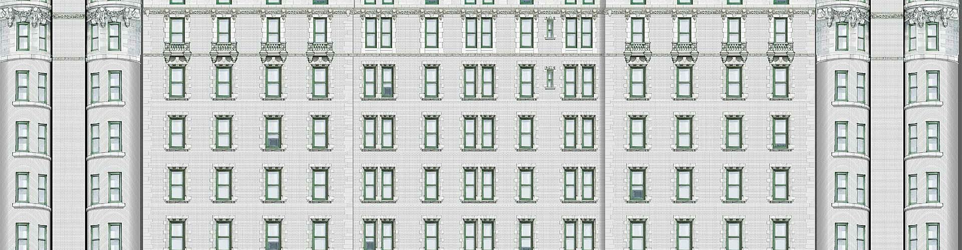 Large Building Wrap on the Outside of the Plaza Hotel