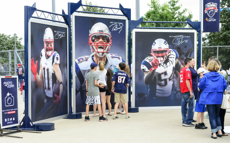 Activate Patriots Preseason Tailgate Event Backdrop