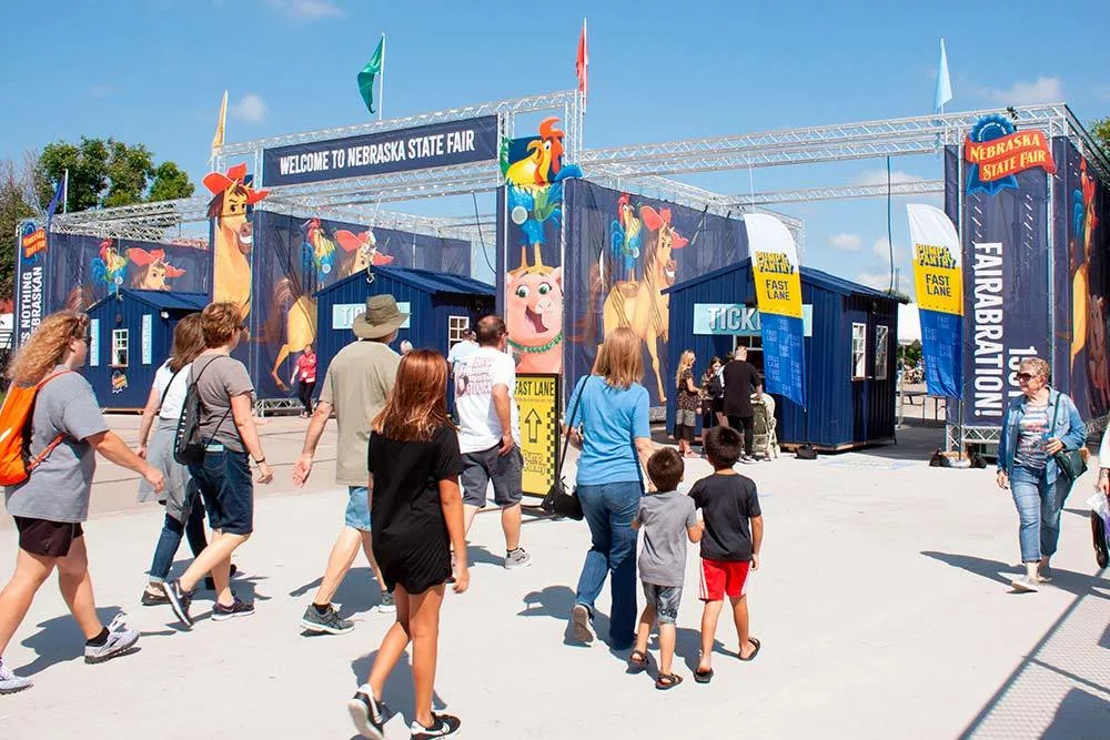 State Fair Entryway | Banners with Truss System