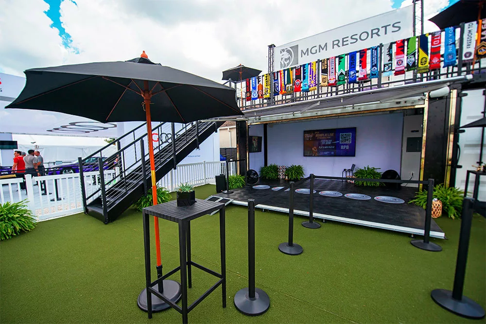 Custom Outdoor Space for Events | Business Lounge Area