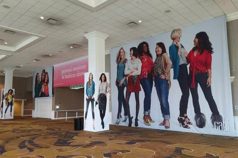 Large Scale Mall Signage | Floor to Ceiling Banners