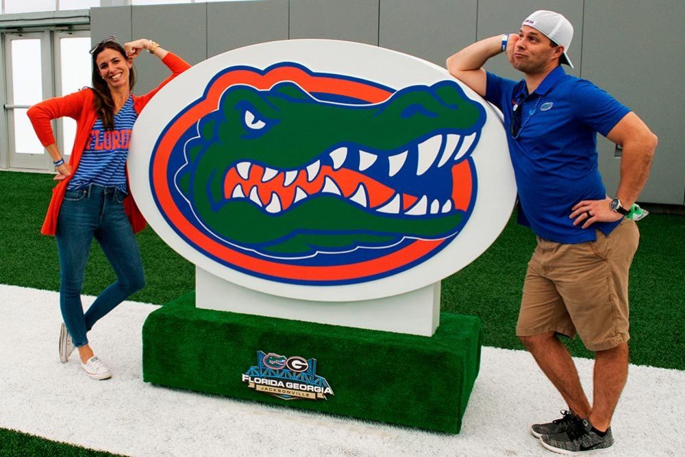 Foam3 D Selfie Sign Florida Gators Georgia Bulldogs Football 3