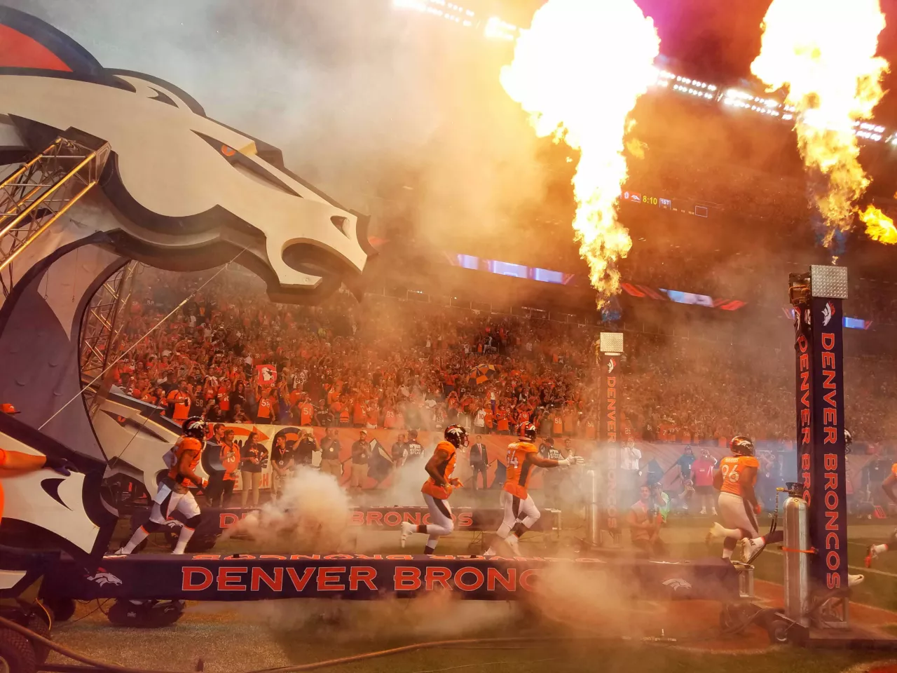 Denver Broncos Entrance Structure | Large Scale Foam Fabrication