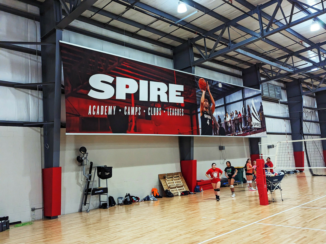 Indoor Sports Arena Banner System | Large Indoor Banners