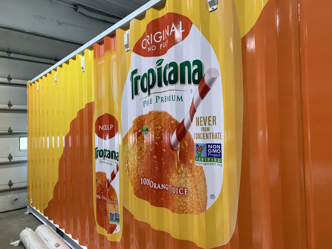 Large Decal for Modified Shipping Container | Tropicane Event Activation