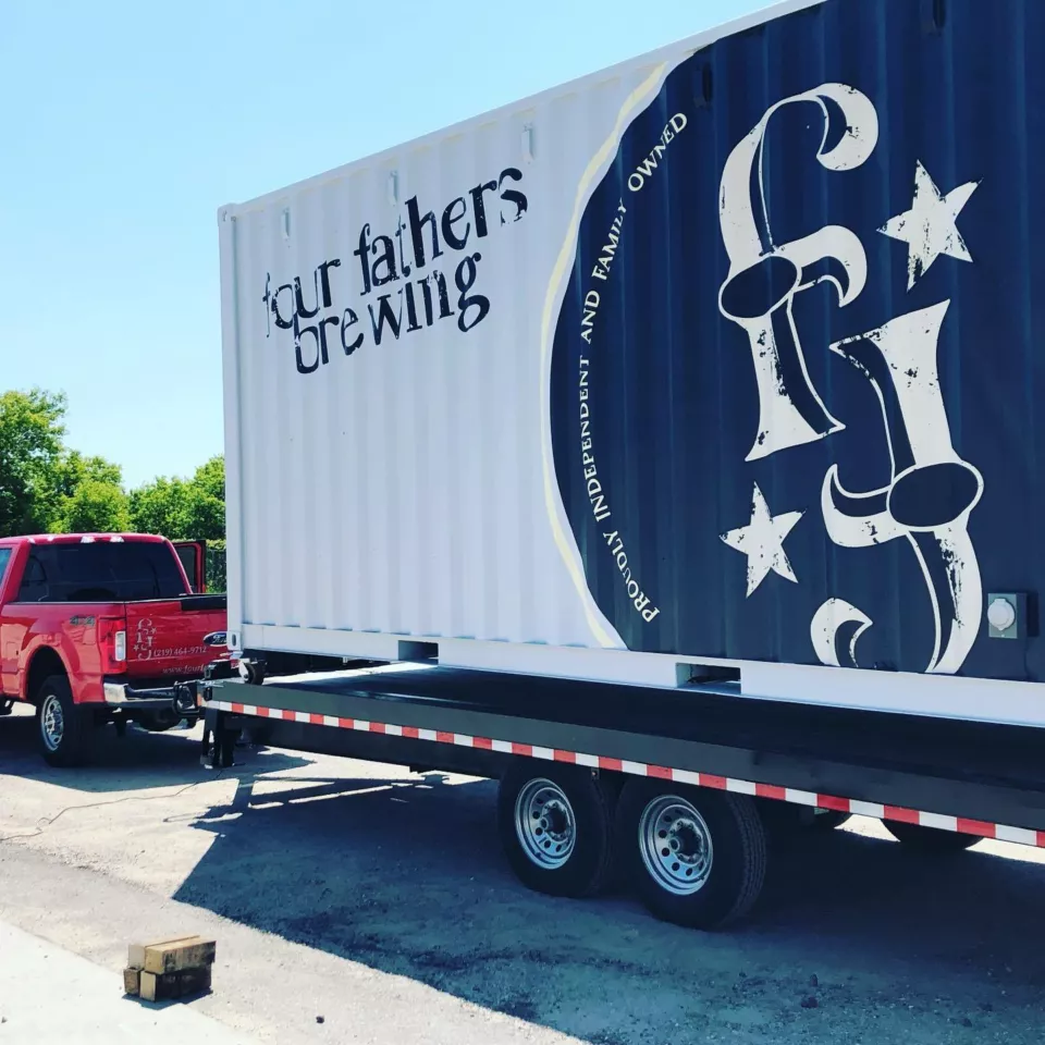 Towable Shipping Container Brewery | Semi-Permanent Structures