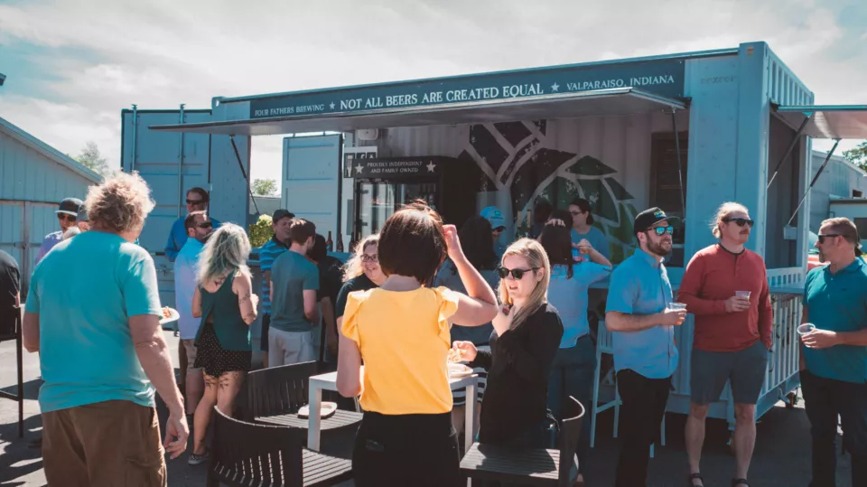 Shipping Container Bar | Popup Brewery