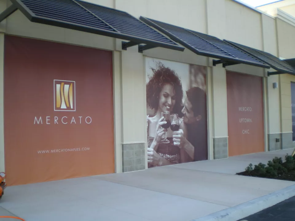 Custom Barricade Graphics | Mesh Wall Banners