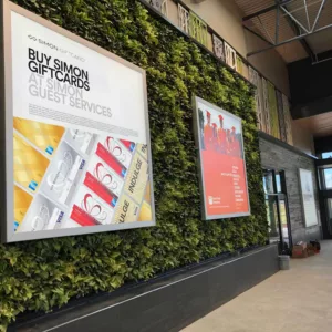 Indoor Backlit Banner Frames | Lit Up Business Display
