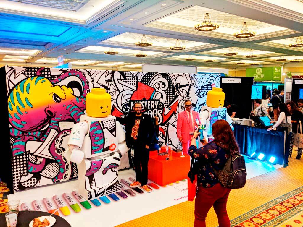 Foam3 D Event Marketer Booth Lego Suits