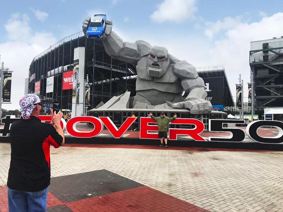 Dover International Speedway Foam3D | Giant Foam Statues