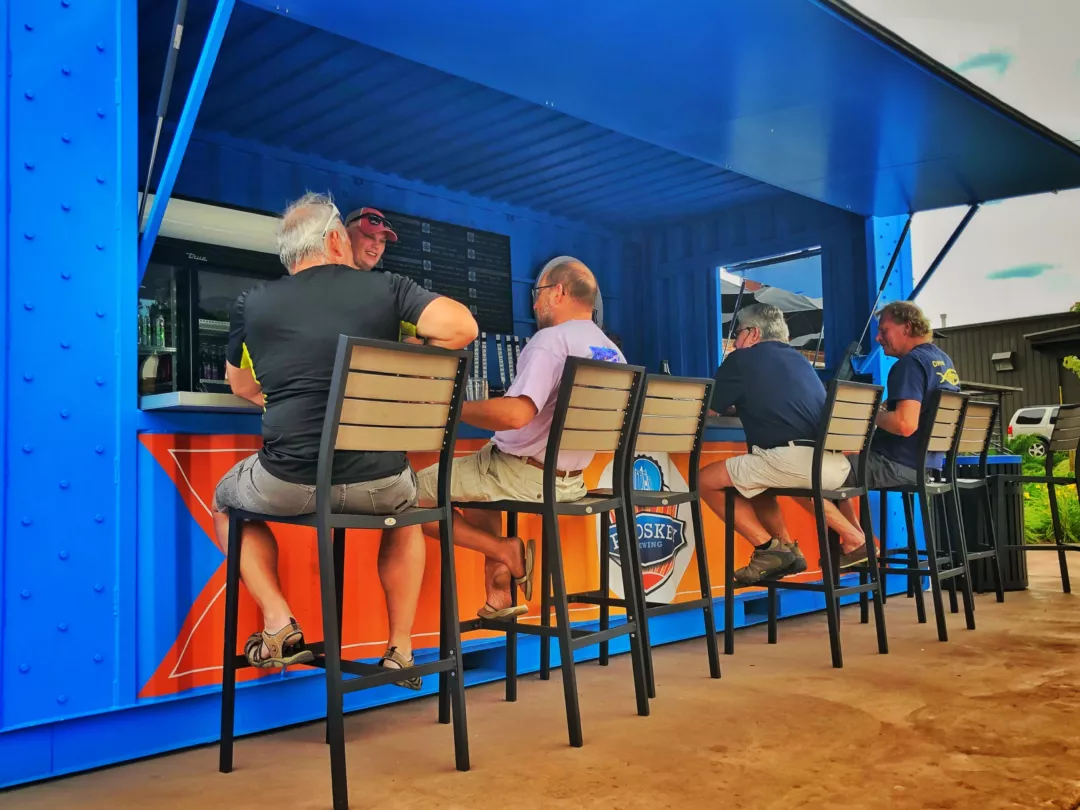 Custom Shipping Container Bar | Outdoor Bar
