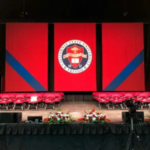 Backdrops Fresno State University 216x132 Display Knit Fabric Wide