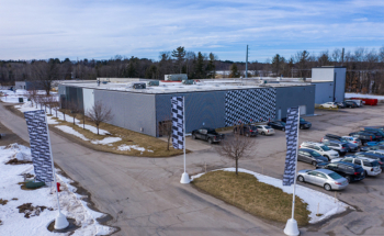 Britten HQ | Branded Flags and Building Wraps