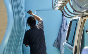 BoxPop Shipping Container Interior | Pop-Up Shop Fabrication