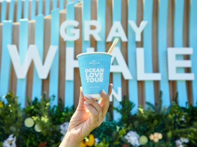 Gray Whale Gin Custom BoxPop | Photo Opportunity Wall