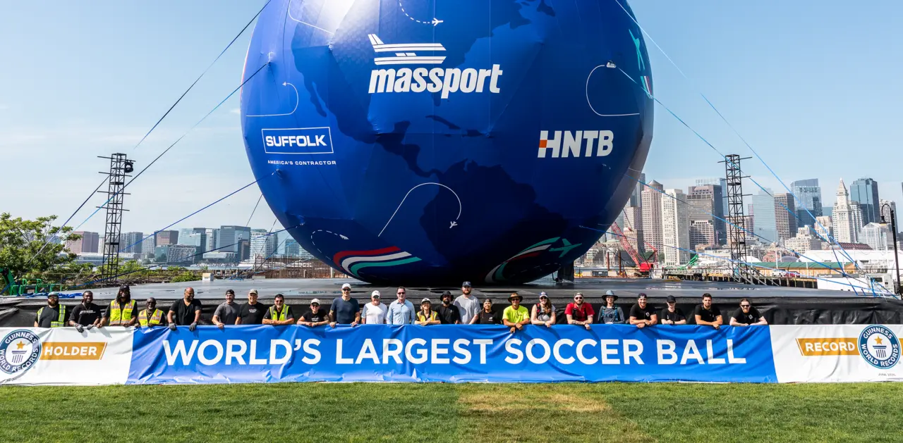 World's Largest Soccer Ball | Custom Event Production