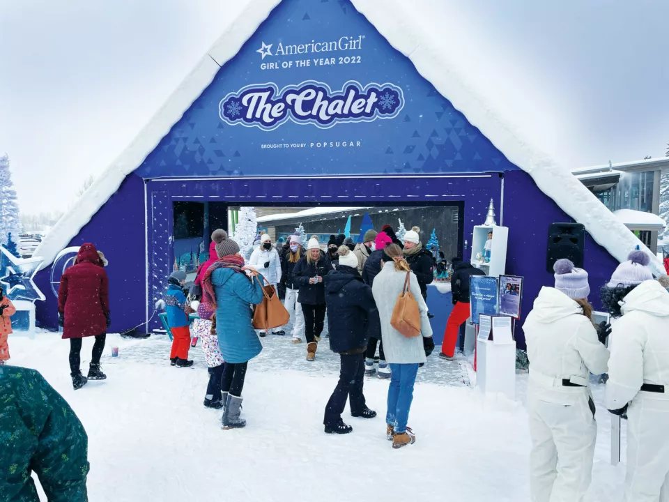 Boxpop American Girl Chalet Experiential Event