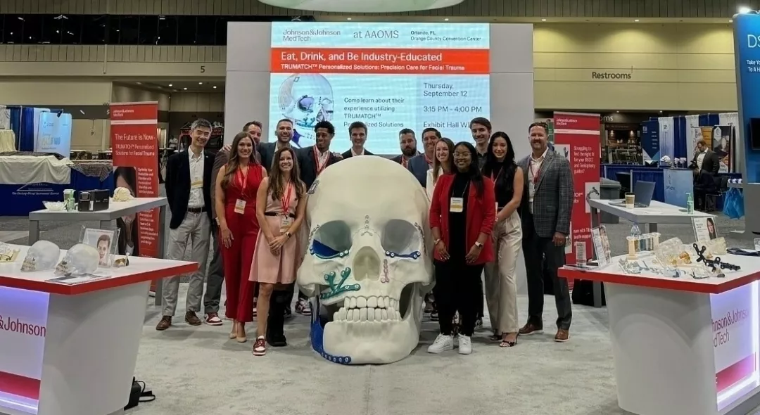 Johnson Johnson 3 D Printed Skull Tradeshow Booth