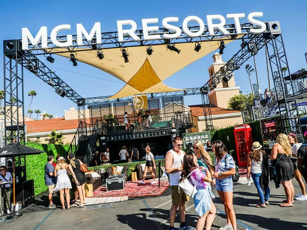 Experiential Marketing | Kaaboo MGM Resort Event | Bar with Rooftop Deck
