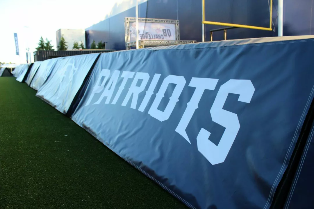 Padded A-Frame with Interchangeable Graphics | Sidelines Barricade