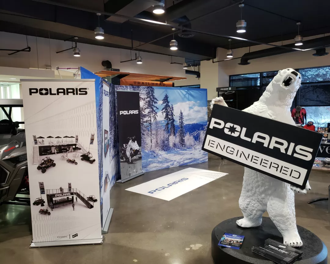 Polaris Tradeshow Foam Sculpture