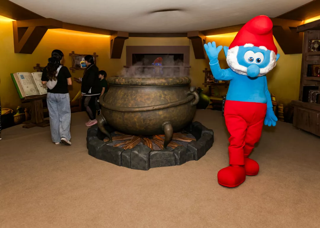 The Smurf's Experience Marketing Event